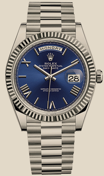 Rolex                                     Day-Date 40 mm White Gold